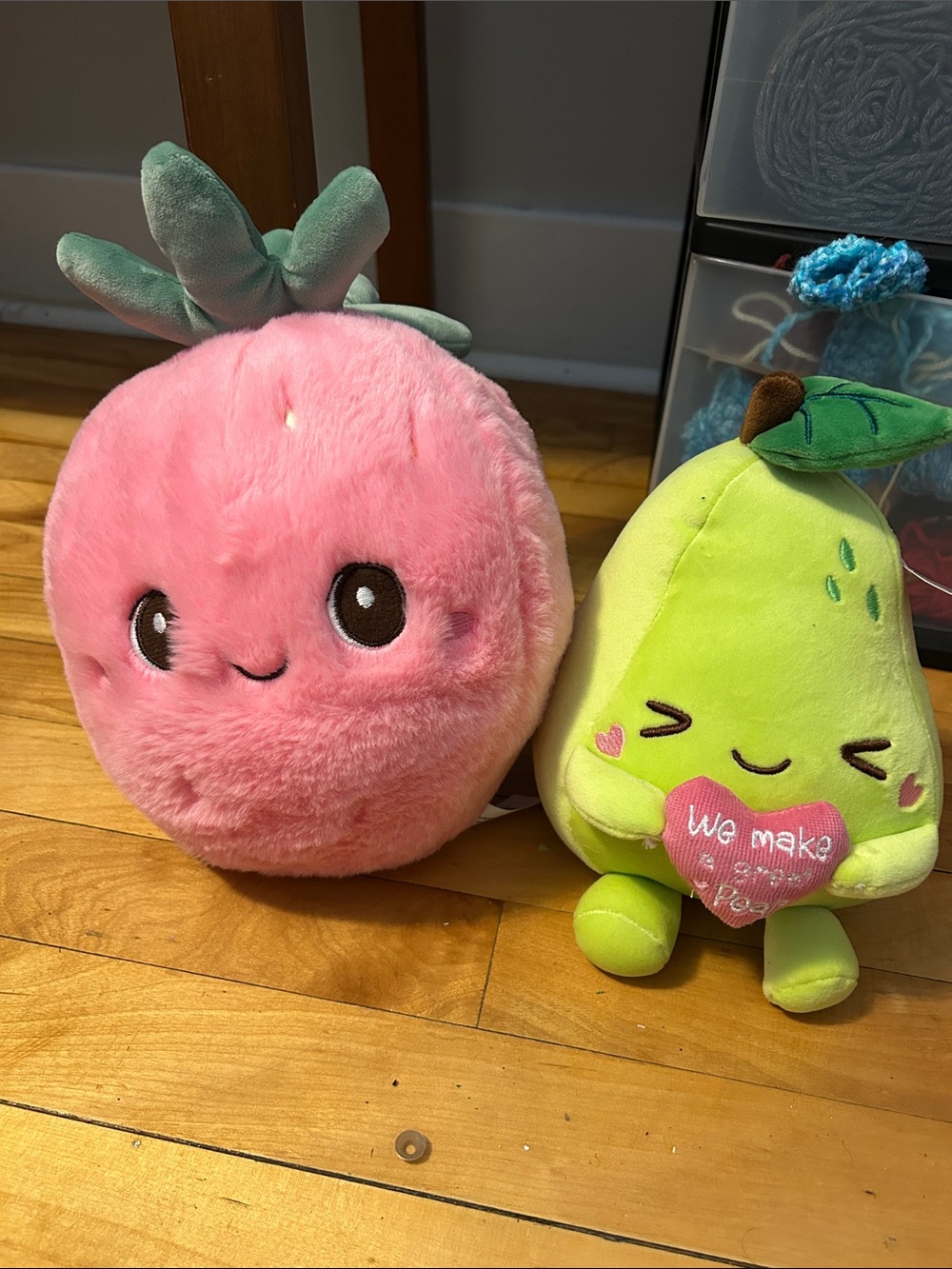 Fruit Plush Bundle — Strawberry + "Great Pear" Plush